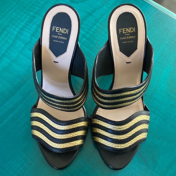 Fendi Gold Edition Sandals - Picture 2 of 9